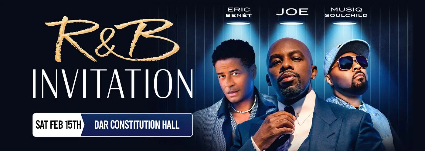 R&amp;B Invitation Tour: Joe, Musiq Soulchild &amp; Eric Benet