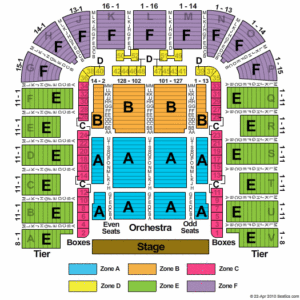 DAR Constitution Hall Seating Chart